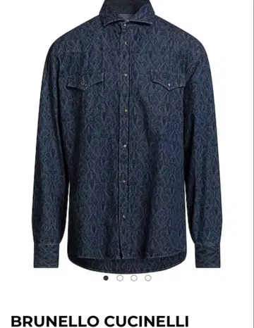 BRUNELLO CUCINELLI 데님 셔츠