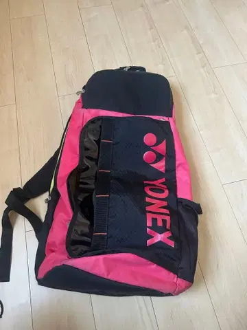 YONEX 요넥스 테니스 라켓 백팩형 검정/빨강 2개용