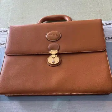 브라운 가죽 비즈니스 백