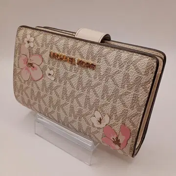 MICHAEL KORS 마이클코어스 이단 접이식 지갑 플라워 프린트