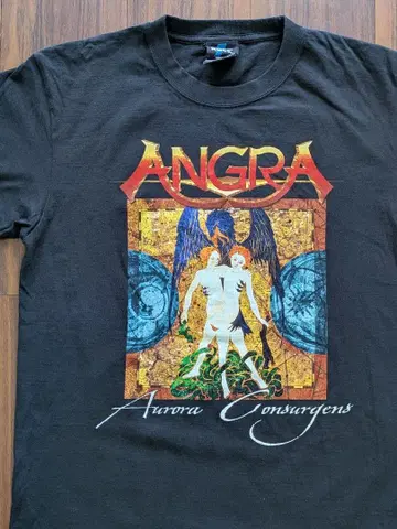 00s 빈티지 2007년 ANGRA 밴드 티셔츠 M 메탈