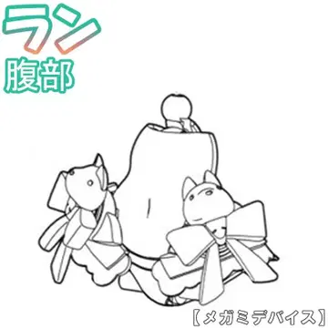 미조립 복부 램프니모프 PUNI MOFU 메가미 디바이스 18
