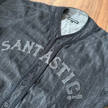 SANTASTIC! 베이스볼 셔츠 데님풍