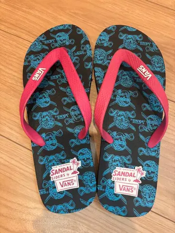 초레어!! 파이리츠 패턴 VANS SANDAL SIDERS 4 L 사이즈