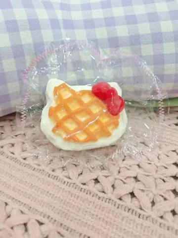 스퀴즈 폭신폭신 고양이 와플 스퀴시 물 느낌 스트레스 해소