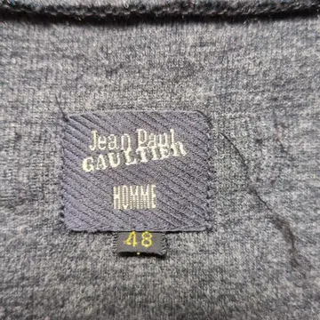 Jean Paul Gaultier 그레이 하프 지퍼 니트 48