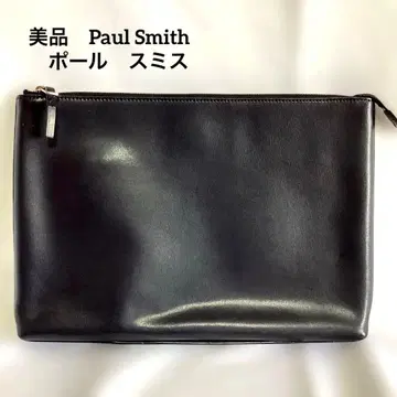 새상품급 Paul Smith 다크 네이비 가죽 2WAY 클러치백