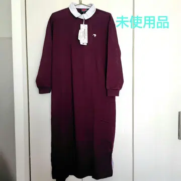 [미사용품] 캔터베리 롱 슬리브 럭비 저지 원피스 보르도