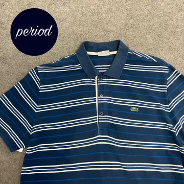 P3342 LACOSTE 라코스테 보더 로고 반팔 피케 셔츠