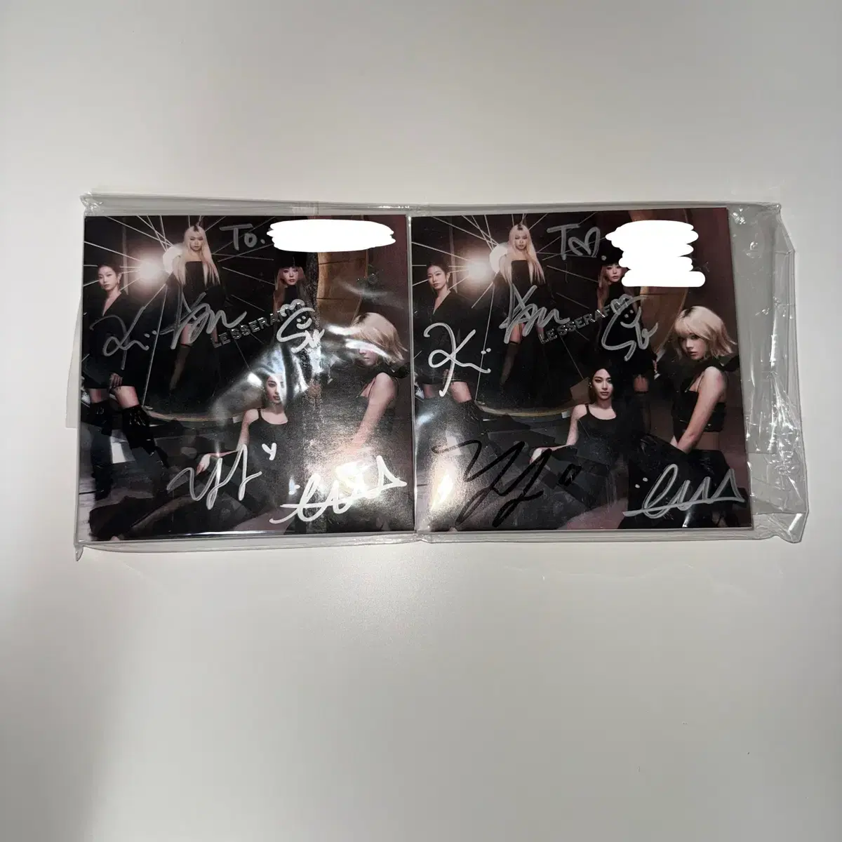 iz*one le sserafim kim chaewon Autographed photocard For sale