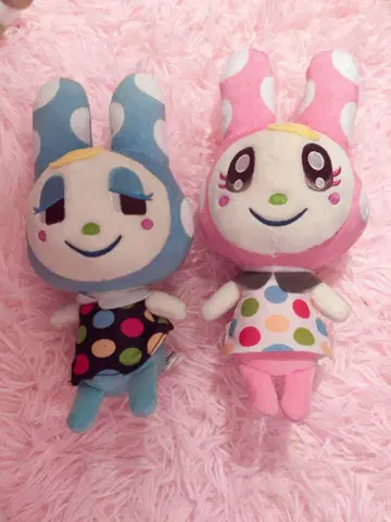모여봐요 동물의 숲 크리스틴 프랑수아 봉제 인형 세트