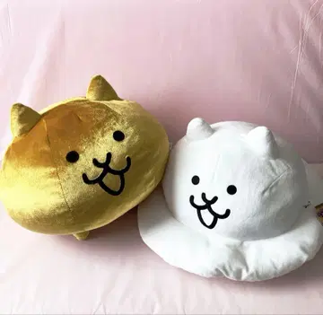 [중고] 냥코 대전쟁 봉제 인형 2색 세트