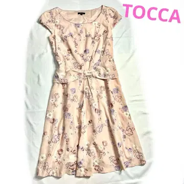 TOCCA 꽃무늬 자수 FOUR FLOWERS ROSE 드레스 원피스