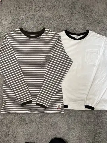 STANDARD CALIFORNIA 롱 슬리브 T셔츠 2장 세트