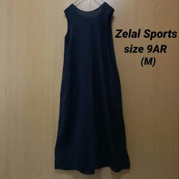 [ Zelal Sports ] 린넨 100% 백리본 원피스 블랙 9호