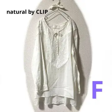 스튜디오 클립 natural by clip 자수 블라우스