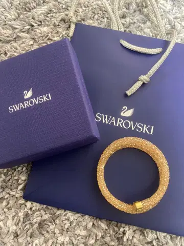 Swarovski 골드 2연 팔찌