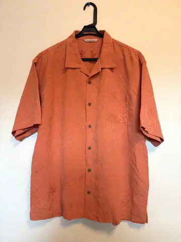 Tommy Bahama 알로하 플라걸 우쿨렐레 실크 셔츠