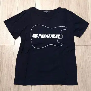 FERNANDES 티셔츠 블랙 S 기타 페르난데스 라이브 hide