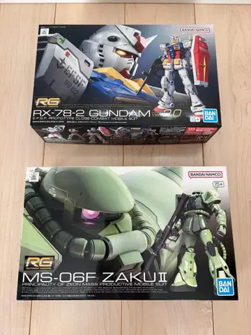 [새상품] RG 1/144 건담 Ver.2.0 양산형 자쿠 2개 세트