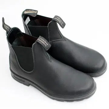Blundstone 가죽 사이드 고어 부츠 UK6 블랙 블런드스톤