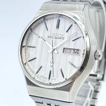 작동품 SEIKO 0853-8000-G 킹 쿼츠 데이데이트