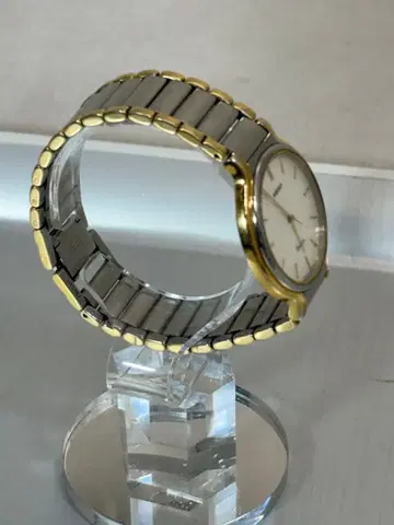 작동품 쿼츠 SEIKO 세이코 돌체 남성용 손목시계 콤비 컬러