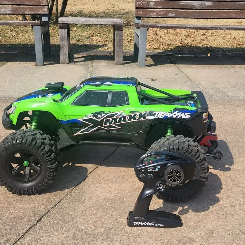 Traxxas X,Maxx 8셀 트럭 RC카 그린색상