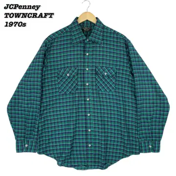 JCPenney TOWNCRAFT 셔츠 1970s SH2222