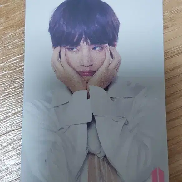 BTS 방탄소년단 럽셀 아미부스 럭키이벤트 태형 뷔 꽃받침 포카