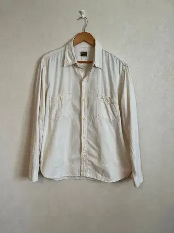 명품 TENDERLOIN WHITE CHAMBRAY SHIRT 셔츠