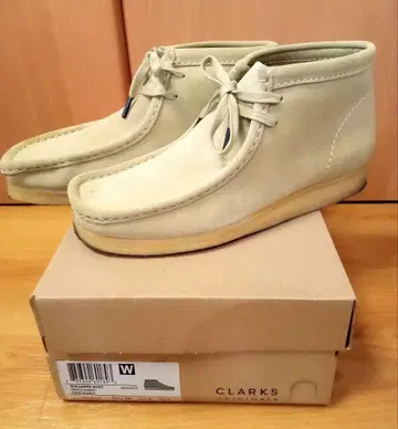 [ 새상품급 ] CLARKS 왈라비 부츠 메이플 스웨이드 us7하프