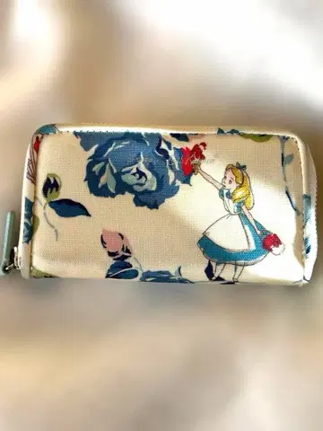 Cath Kidston 캐스키드슨 앨리스 이단 접이식 지갑 라운드 지퍼