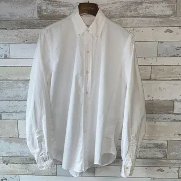 80s 브룩스브라더스 OXBD 셔츠 6버튼 USA제 size8