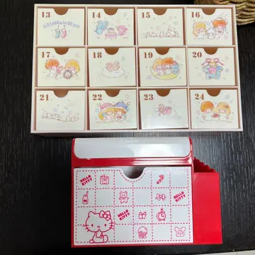 산리오 리틀트윈스타 달력 서랍 헬로키티 서랍