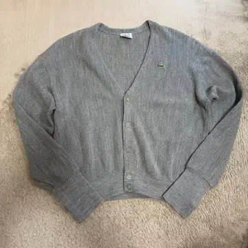 라코스테 LACOSTE 가디건 그레이
