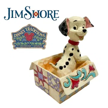 레어 enesco jimshore 짐쇼어 101마리 강아지 피규어