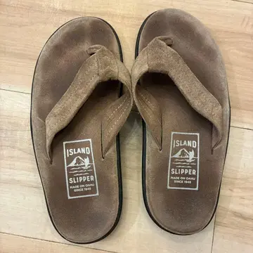 ISLAND SLIPPER 가죽 플립플랍