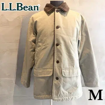 L.L.Bean 보아 라이너 자켓 남성용 M 헌팅 베이지