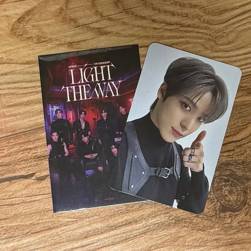 Ateez VR concert admission pre-order benefit photocard LIGHT THE