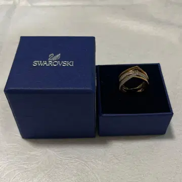 Swarovski 스와로브스키 핑크 골드 링 스톤 반지