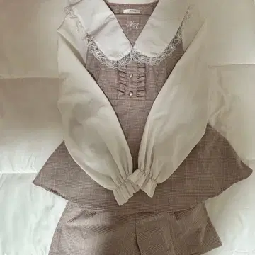 NOEMIE 체크 무늬 셋업