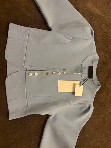 ZARA 반팔 가디건 라이트 블루 S