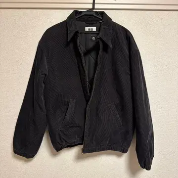 UNIQLO U 코듀로이 자켓 M 블랙