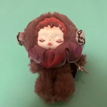 브라운 봉제 인형 귀 달린 SKULLPANDA