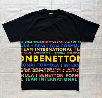 이탈리아제 BENETTON FORMULA1 T셔츠 90s F1 L LX