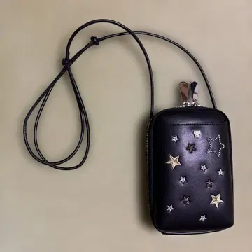 새상품 ANNA SUI 별 장식 블랙 숄더백