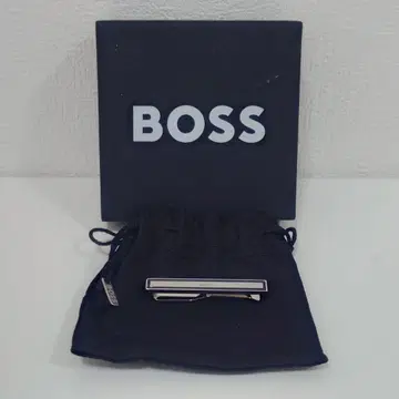 HUGO BOSS 휴고보스 블루 에나멜 넥타이핀 남성용