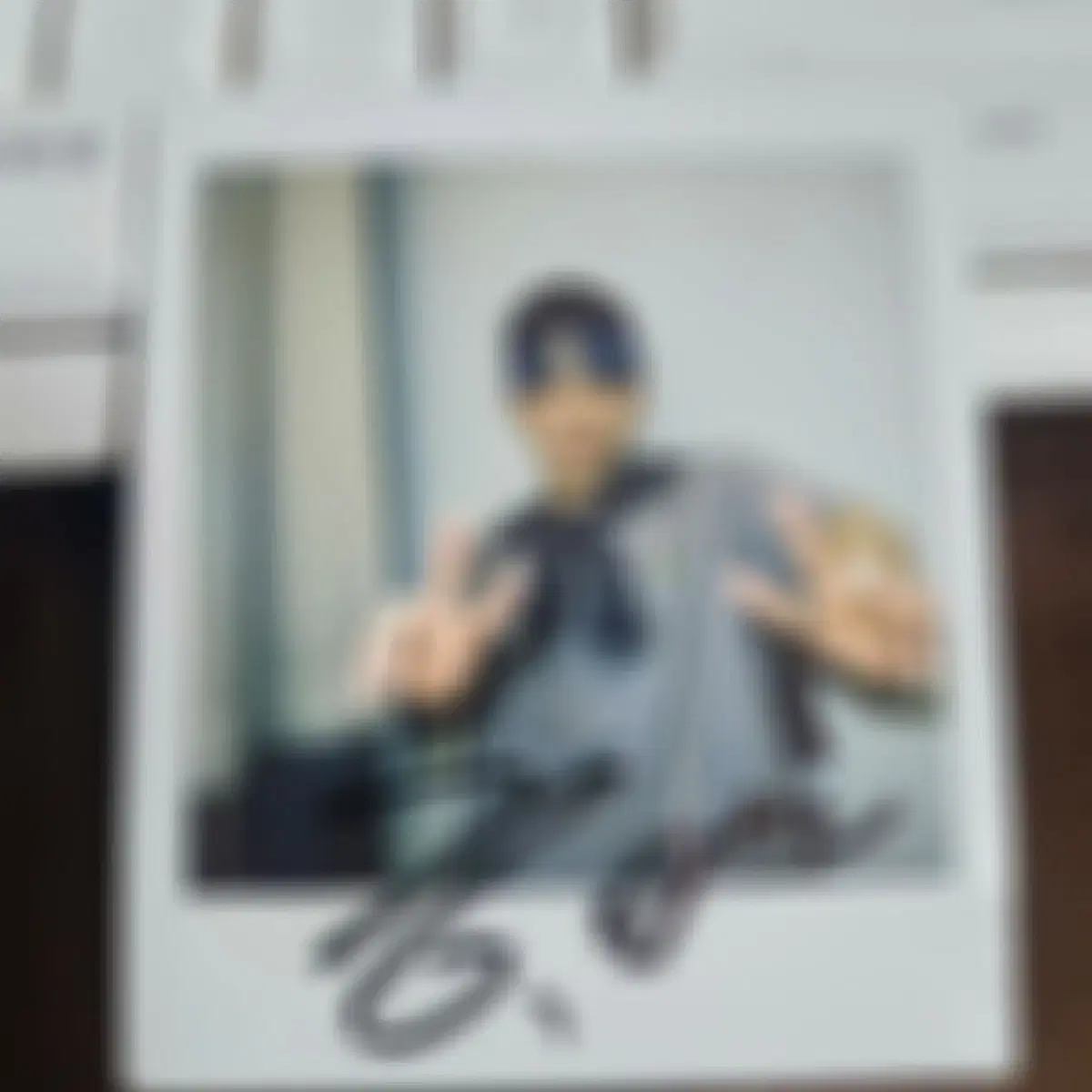 Ateez Choi San San Riternity Event Sign Sign Polaroid on Bunjang