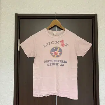 Buzz Rickson's 버즈릭슨 티셔츠 USAF 핑크 XS
